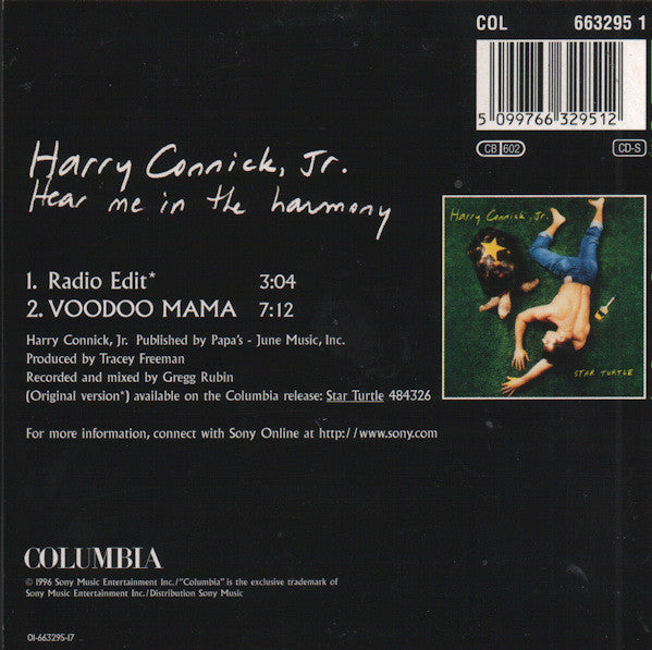 Harry Connick, Jr. : Hear Me In The Harmony (CD, Single)