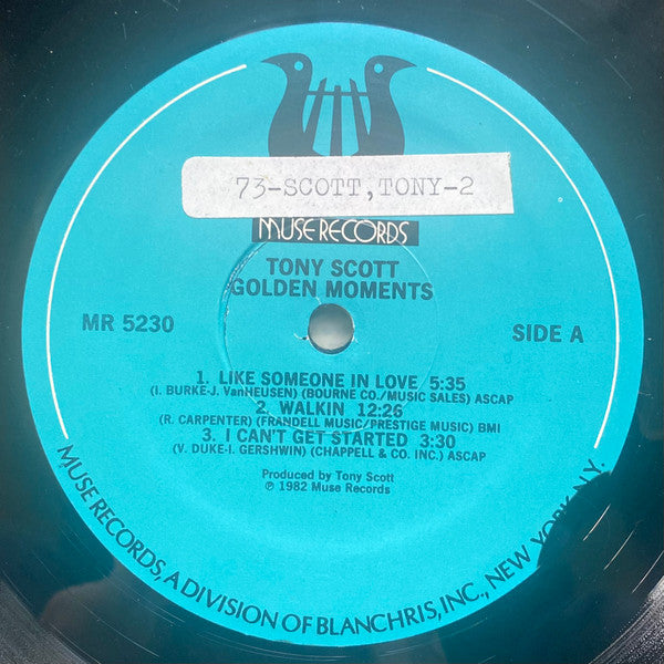 Tony Scott (2) with Bill Evans • Jimmy Garrison • Pete La Roca : Golden Moments (LP, Album)