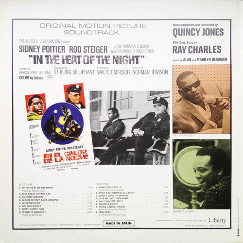 Quincy Jones : En El Calor De La Noche - In The Heat Of The Night (Original Motion Picture Soundtrack) (LP, Album)