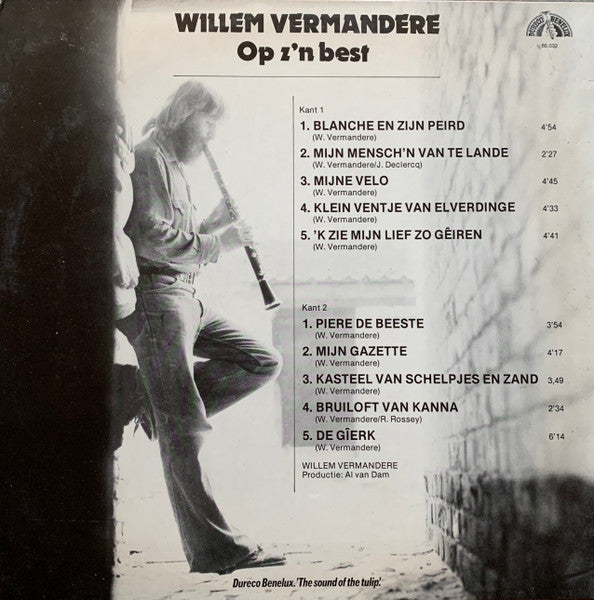 Willem Vermandere : Op Z'n Best (LP, Comp)