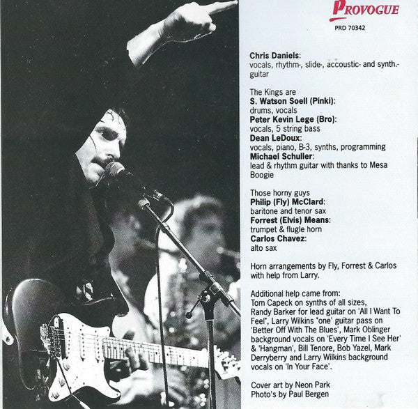 Chris Daniels & The Kings : In Your Face (CD, Album)