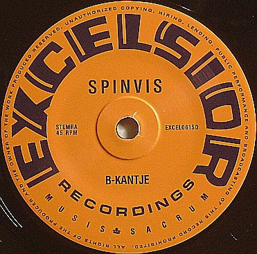Spinvis : B-Kantje (7", S/Sided, RSD, Promo)