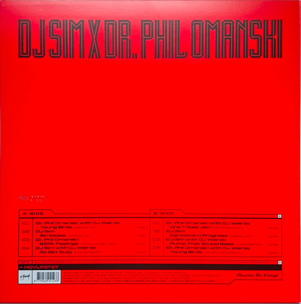 DJ Sim X Dr. Phil Omanski : Hardcore Legends (12", Comp, Ltd, Num, RP,  Re)