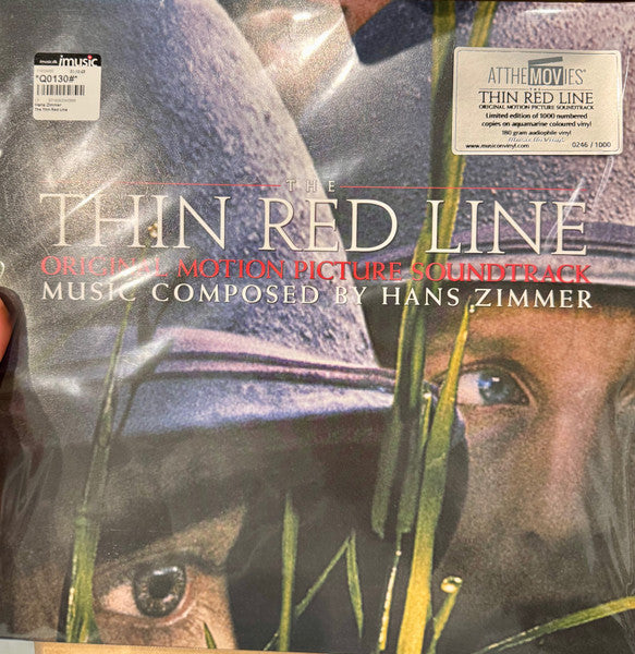 Hans Zimmer : The Thin Red Line (Original Motion Picture Soundtrack) (2xLP, Album, Dlx, Ltd, Num, RE, Aqu)