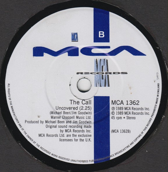 The Call : Let The Day Begin (7", Single, Pap)