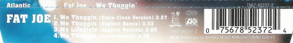 Fat Joe : We Thuggin' (CD, Maxi)