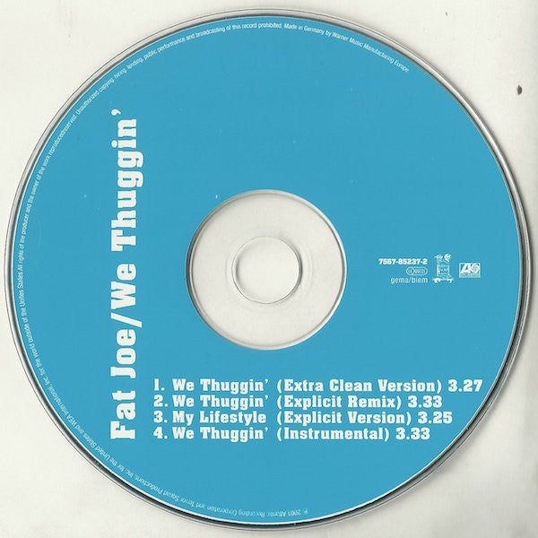 Fat Joe : We Thuggin' (CD, Maxi)