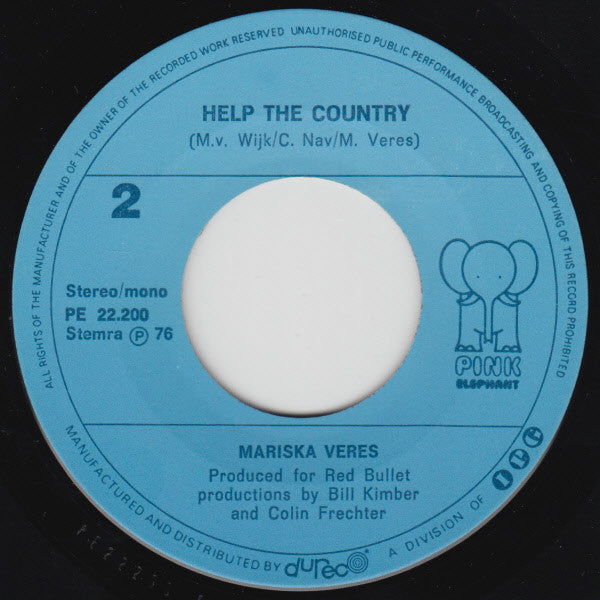 Mariska Veres : Little By Little (7", Single)