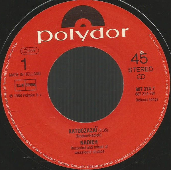 Nadieh : Katoozazai (7", Single)