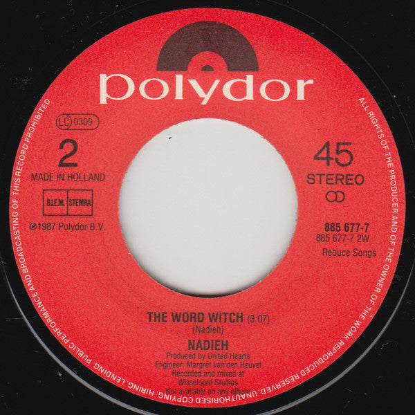 Nadieh : Lovers Eyes (7", Single)