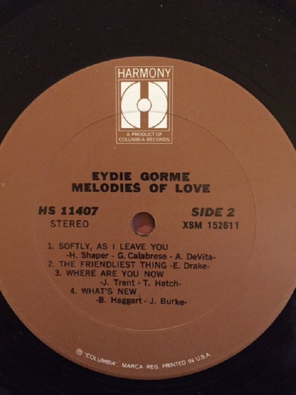 Eydie Gormé : Melodies Of Love (LP)