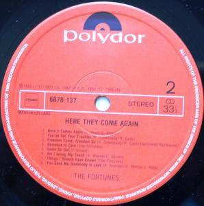 The Fortunes : Here They Come Again (LP, Comp)