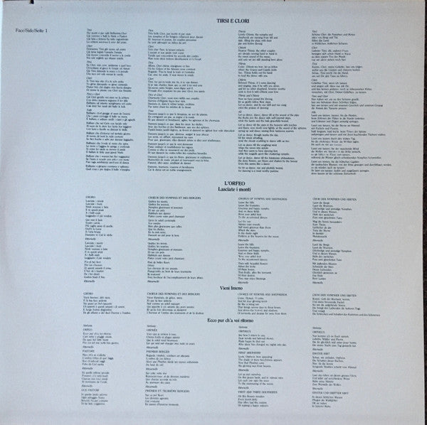 Claudio Monteverdi - The Monteverdi Choir, The English Baroque Soloists, John Eliot Gardiner : Balli E Balletti (Orfeo / Tirsi E Clori / Il Ballo Delle Ingrate...) (LP)