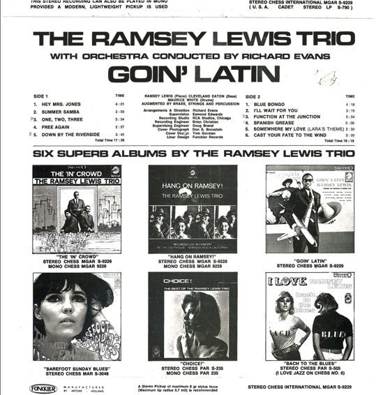 Ramsey Lewis : Goin' Latin (LP, Album)