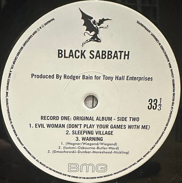 Black Sabbath : Black Sabbath (LP, Album, RE + LP, RE + RM, Del)