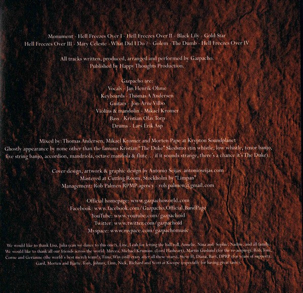 Gazpacho (2) : March Of Ghosts (CD, Album)