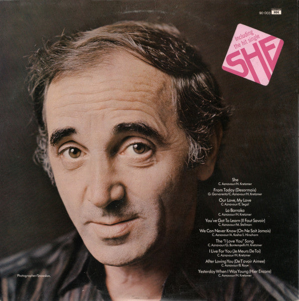 Charles Aznavour : A Tapestry Of Dreams (LP, Album)