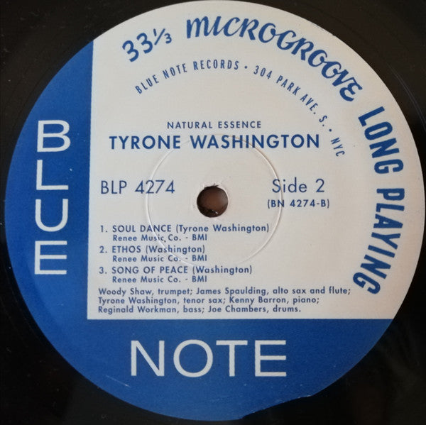 Tyrone Washington : Natural Essence (LP, RE, Sco)