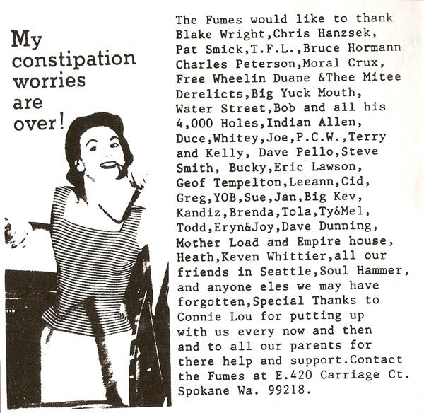 The Fumes (2) : Ways To Enjoy Life (7")