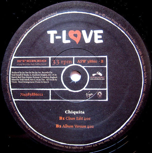 T Love : Who Smoked Sunshine? (12")