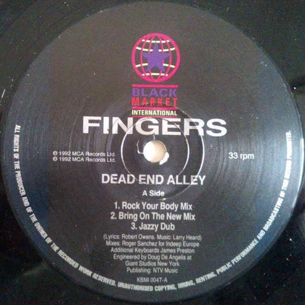 Fingers* : Dead End Alley (12")