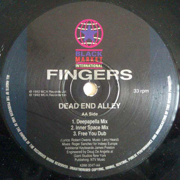 Fingers* : Dead End Alley (12")