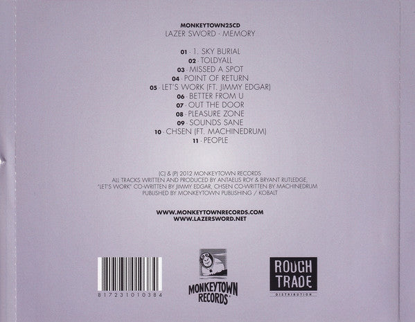 Lazer Sword : Memory (CD, Album)
