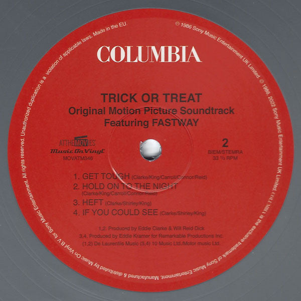 Fastway (2) : Trick Or Treat (Original Soundtrack) (LP, Album, Ltd, RE, Sil)