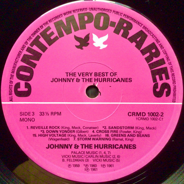 Johnny And The Hurricanes : The Very Best Of (2xLP, Comp)