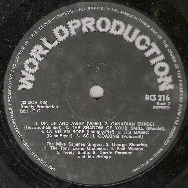 Various : Twelve At Twilight (LP, Comp)