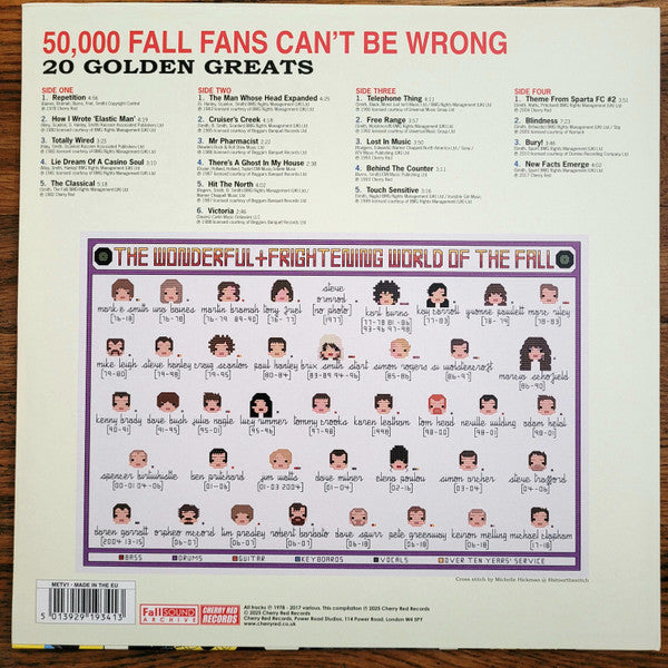 The Fall : 50,000 Fall Fans Can't Be Wrong (20 Golden Greats) (2xLP, Comp, RE)