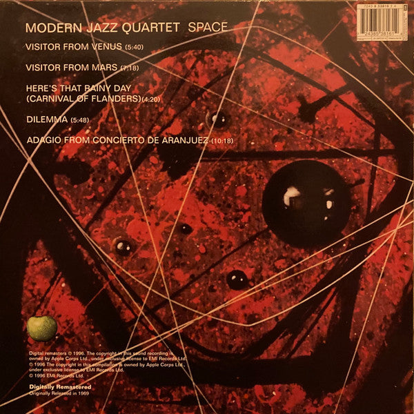 The Modern Jazz Quartet : Space (LP, Album, RE, RM)