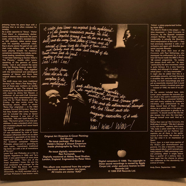 The Modern Jazz Quartet : Space (LP, Album, RE, RM)