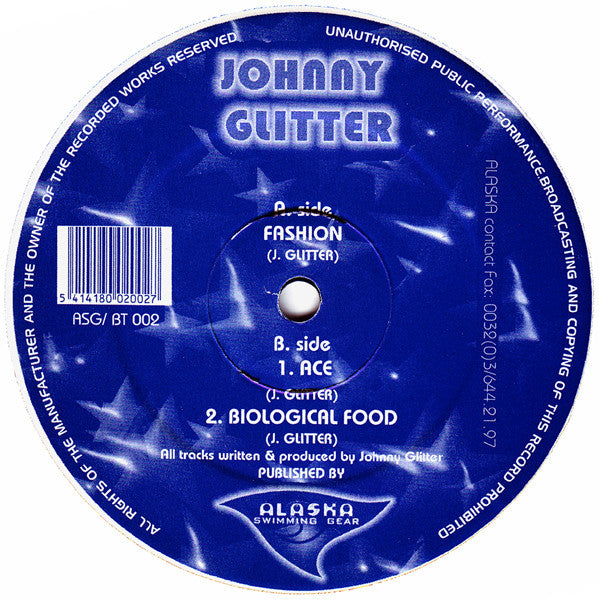 Johnny Glitter : Fashion (12")