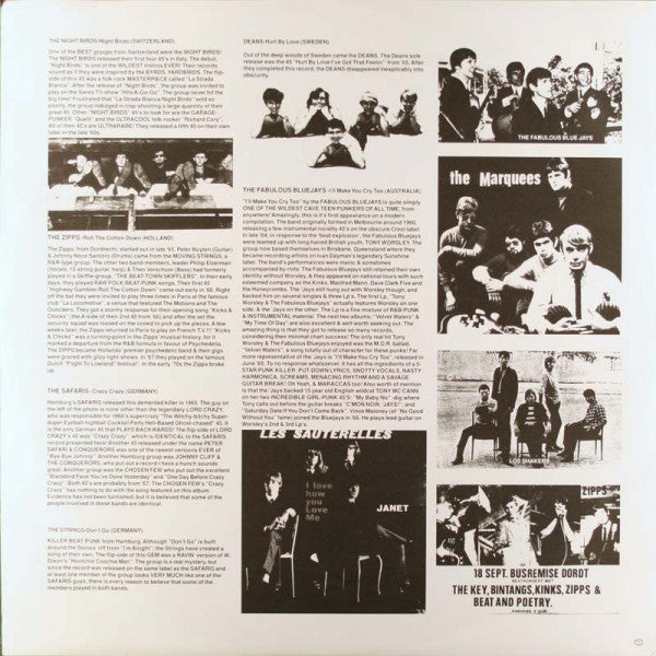 Various : At The Club (16 Killer Beat - Punkers From Europe) (LP, Comp)