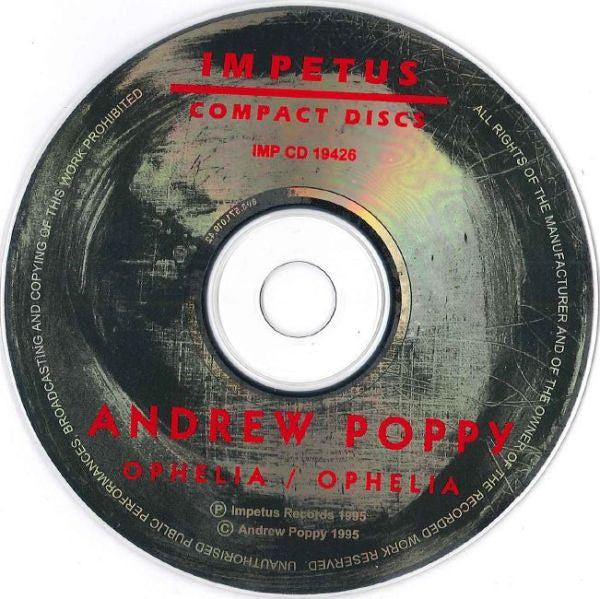 Andrew Poppy : Ophelia / Ophelia (CD, Album)