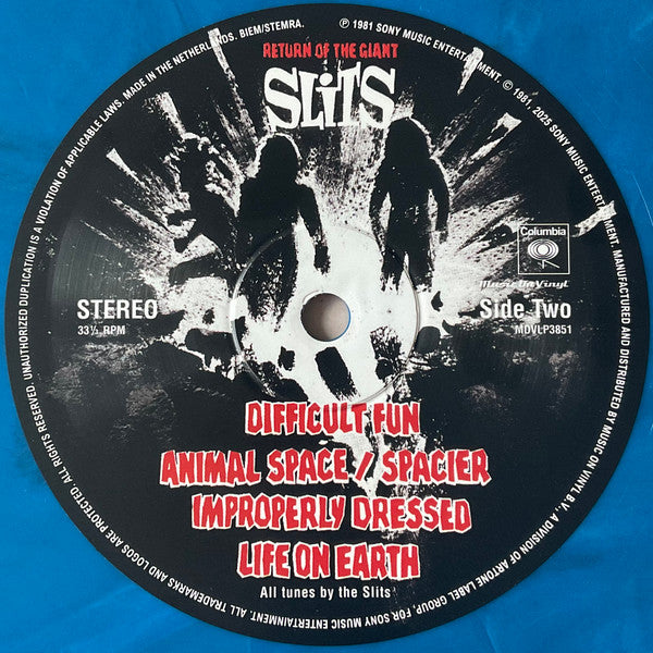 The Slits : Return Of The Giant Slits (LP, Album, Ltd, RE, 180)