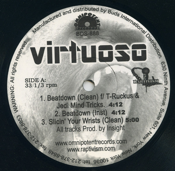 Virtuoso (2) : Beatdown (12", Maxi)