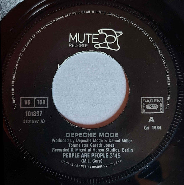 Depeche Mode : People Are People (7", Single, MPP)