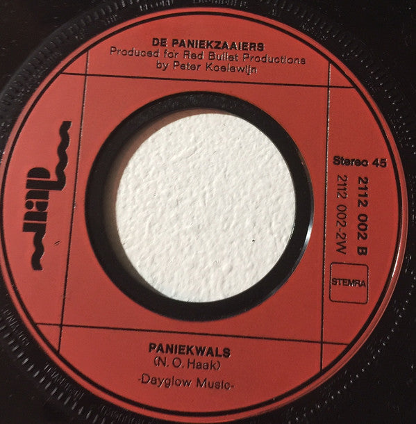 De Paniekzaaiers : Het Whiskylied (7", Single)