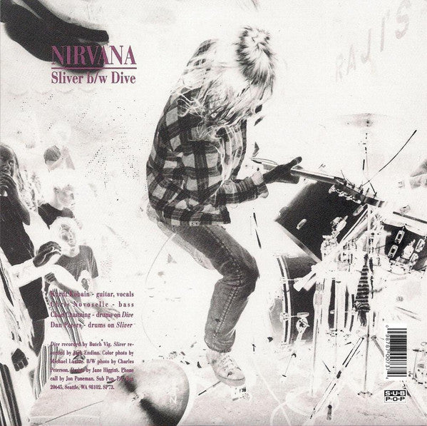 Nirvana : Sliver b/w Dive (7", Single, RE)