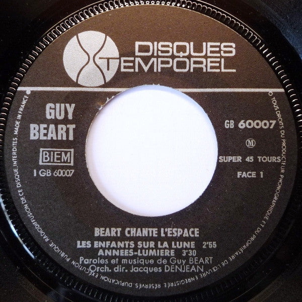 Guy Béart : Chante L'Espace (7", EP)