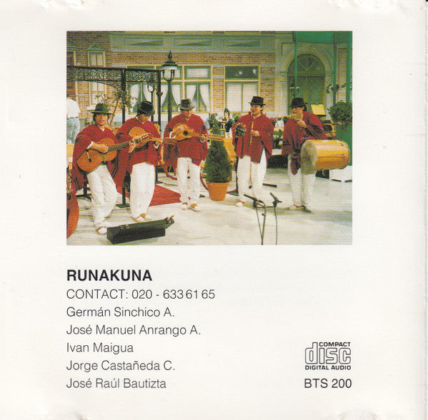 Runakuna : Ecuador - Traditional Music From Latin America (CD, Album)