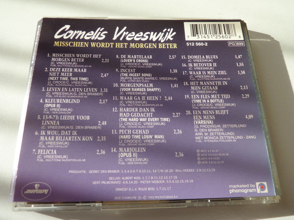 Cornelis Vreeswijk : Misschien Wordt Het Morgen Beter (CD, Comp)