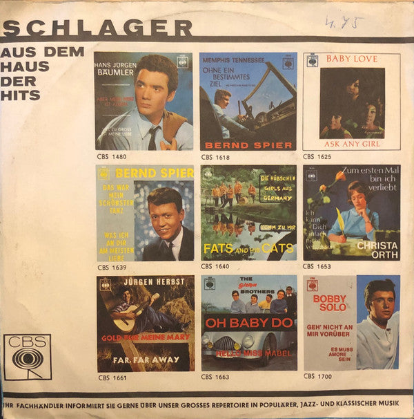 Percy Faith & His Orchestra : I Will Follow You (7", Single)