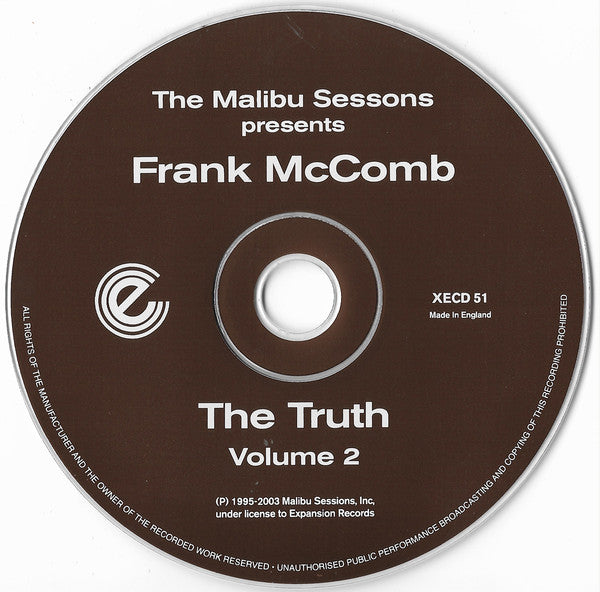 Frank McComb : The Truth Vol. 2 (CD, Album)