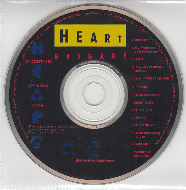 Heart : Brigade (CD, Album)