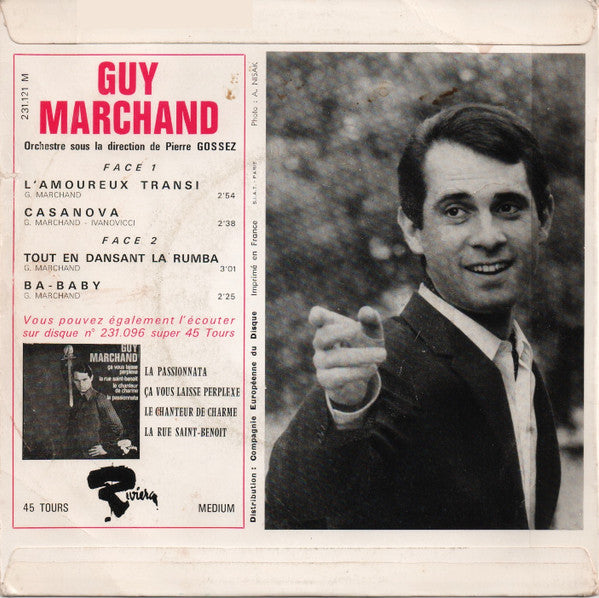 Guy Marchand : L'amoureux Transi (7", EP)
