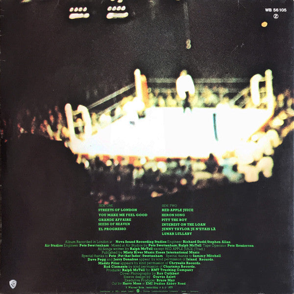 Ralph McTell : Streets (LP, Album, Gat)