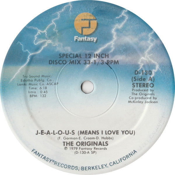 The Originals : J-E-A-L-O-U-S (Means I Love You) (12", SRC)